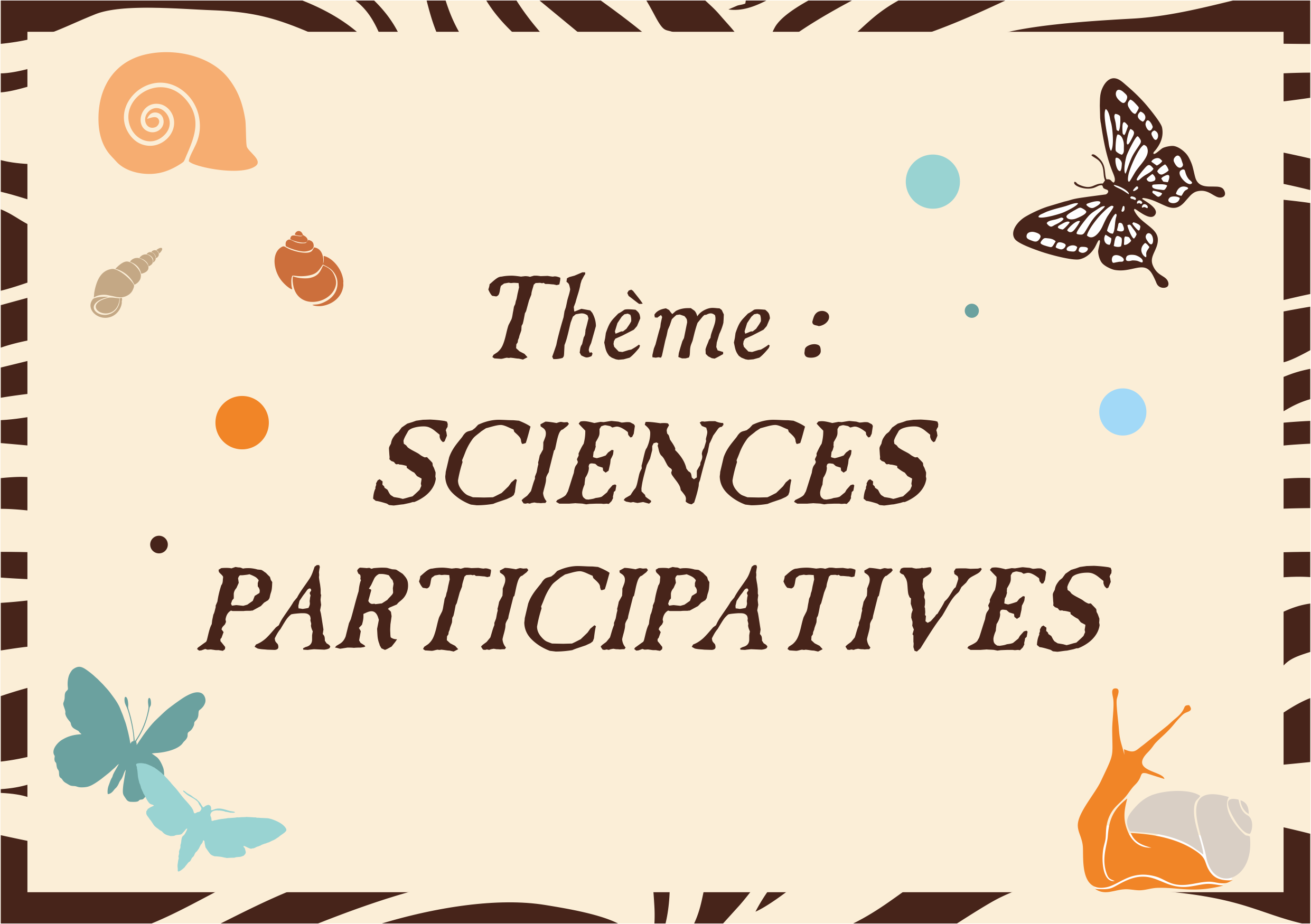 Thème : sciences participatives