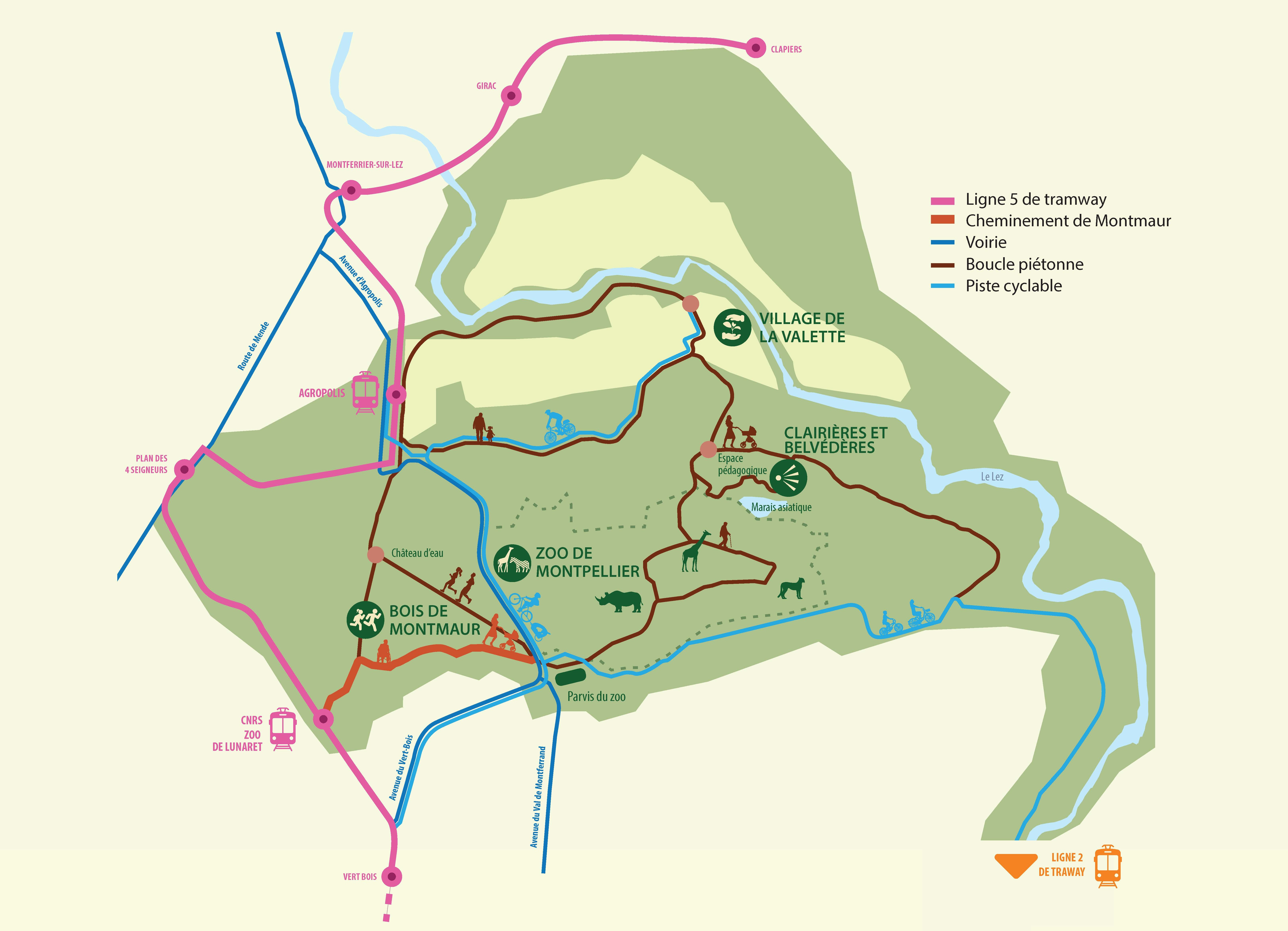 Plan du Grand de Lunaret