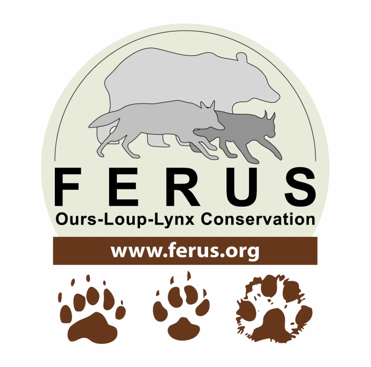 Logo de l'association FERUS pour le loup, l'ours et le lynx